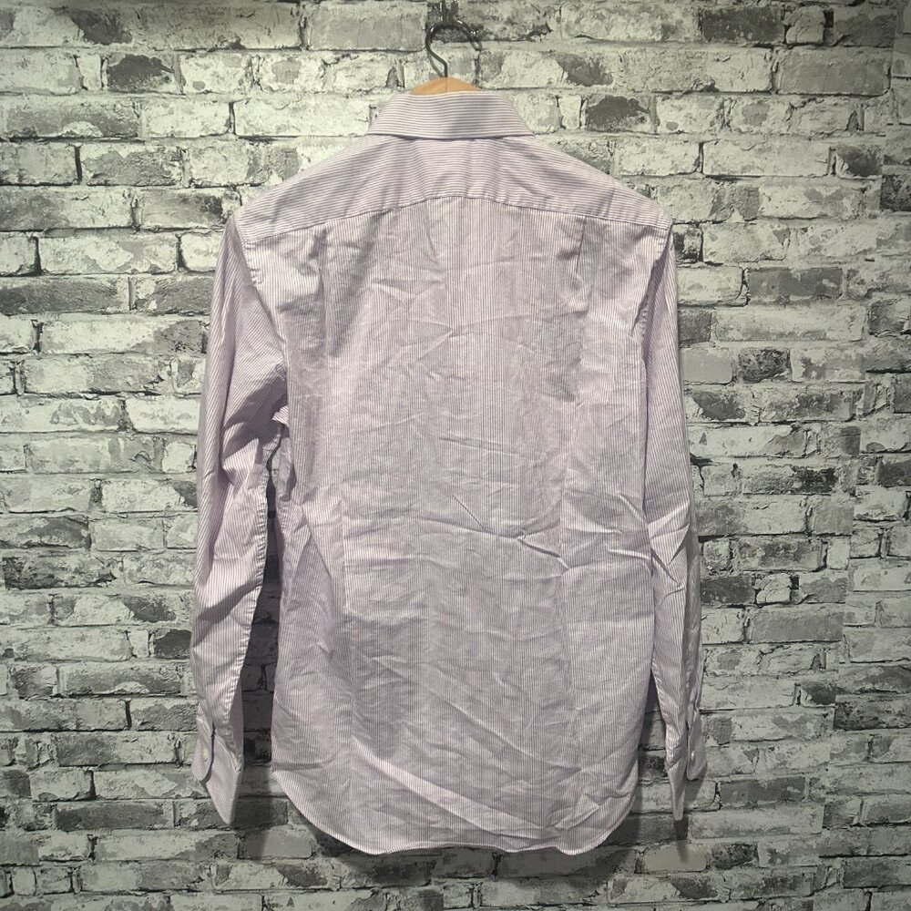 EUC J. Crew Men's Button Down Long Sleeve Shirt Striped Size Medium - Picture 7 of 15